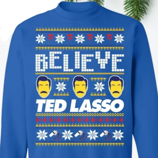 Ted Lasso Multiple Colors Christmas Wool Sweater