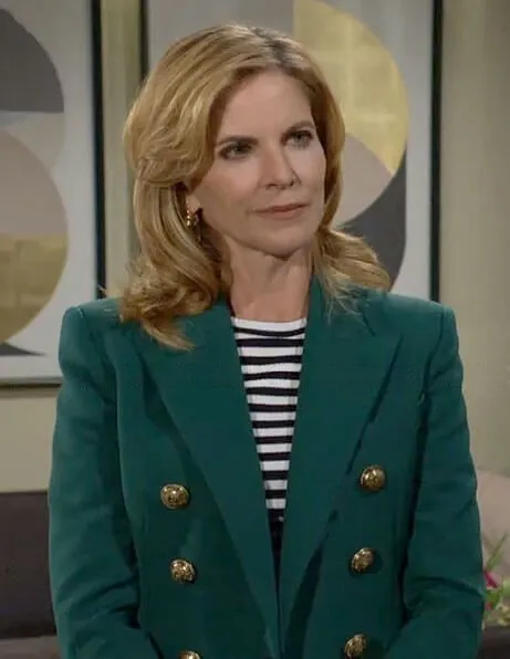 The Young and The Restless Morgan Green Talia Double Breasted Blazer