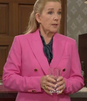 The Young and The Restless Nikki Newman Pink Suit
