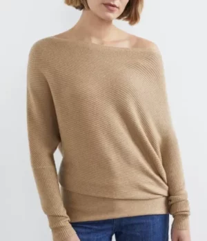 The Young and The Restless Sharon Newman Beige Sweater