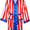 Apollo Creed American Flag Satin Costume