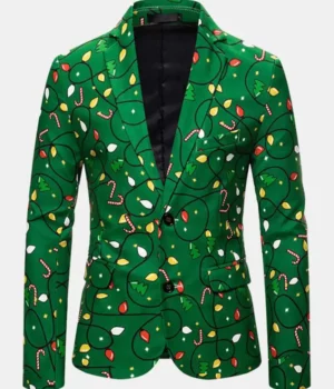 Christmas Spedcial Green Blazer