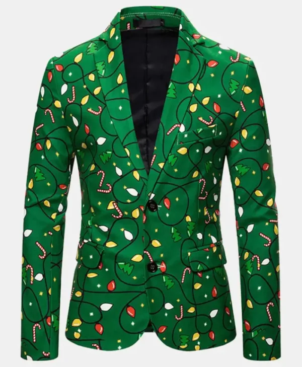 Christmas Spedcial Green Blazer
