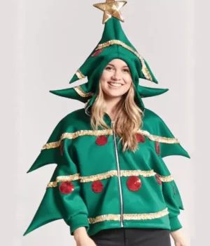 Christmas Tree Green Unisex Jacket