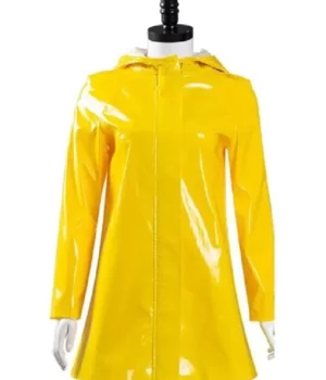 Yellow Hooded Raincoat