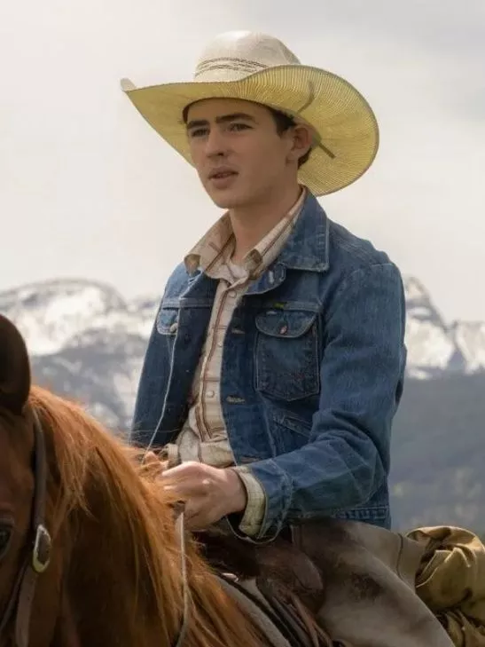 Finn Little Yellowstone S05 Denim Blue Jacket