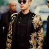 Justin Bieber Gold Men Suit