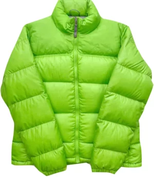 Lime Green Puffer Jacket