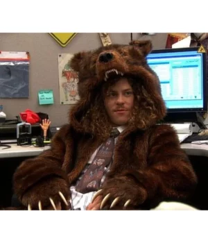 Mens Bear Workaholics Fur Coat