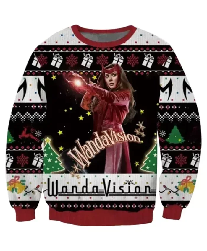 Wandavision Christmas Unisex Wool Sweater