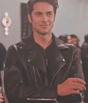 Gabriel Emily In Paris S02 Leather Jacket