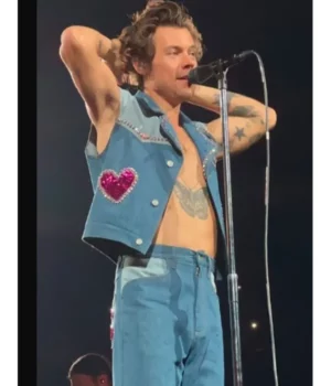Harry Styles Singer Love On Tour Denim Vest