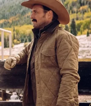 John Dutton Yellowstone S05 Brown Quilted Jacket