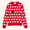 Princess Diana Black Sheep Red Sweater
