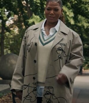 Queen Latifah The Equalizer S03 Printed Coat