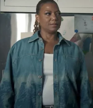 The Equalizer S03 Robyn Mccall Printed Denim Jacket