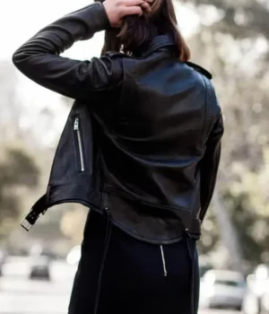 The Menu Margot Black Leather Jacket