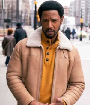 Tory Kittles The Equalizer S03 Shearling Jacket