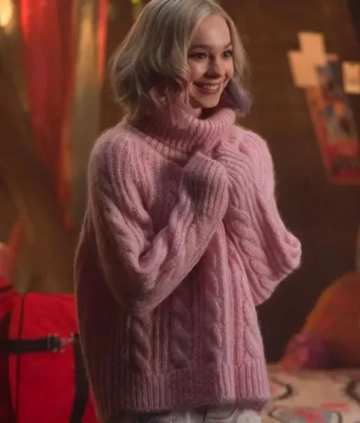 WornOnTV: Enid's pink fur jacket on Wednesday, Emma Myers