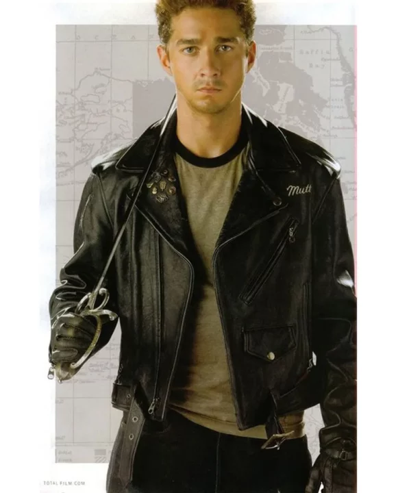 Indiana Jones 4 Shia Labeouf Motorcycle Leather Jacket