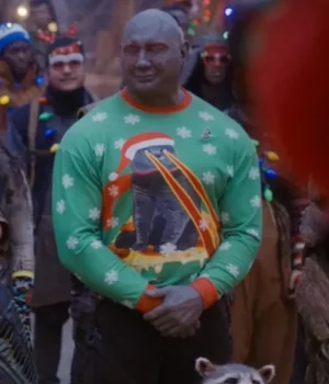 The Gotg Holiday Special Drax Green Sweater