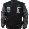 Tiffany and Co Nike Black Varsity Bomber Jacket Front