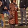 Empire Of Light Olivia Colman Plaid Brown Trench Coat