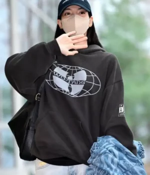 LISA Wu Tang Oversize Black Hoodie