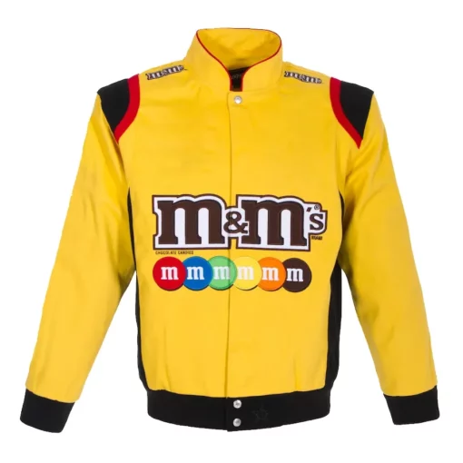 M&Ms Kyle Busch Yellow Bomber Jacket