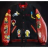Simpsons Cast and Crew Red and Black Jacket