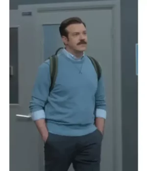 Ted Lasso Jason Sudeikis Baby Blue Sweater