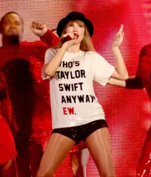 Who’s Anyway Taylor Swift Ew White T-Shirt