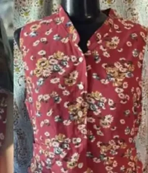 Yellowjackets S01 Jackie Red Floral Shirt