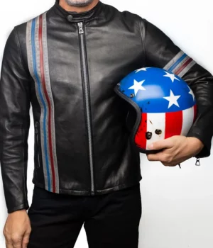 Captain America Easy Rider Peter Fonda Leather Jacket
