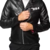 Bsa Faith George Michael Men Leather Jacket