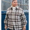 The Equalizer Queen Latifah S03 Checked Jacket
