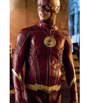 The Flash S04 Grant Gustin Red Jacket