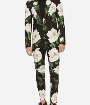 Joe Burrow Floral Printed Suit