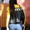 Kendall Jenner Aspen 2023 Trip Leather Jacket