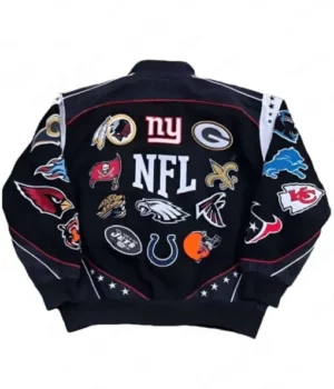 NFL All Teams Black Bomber Jacket