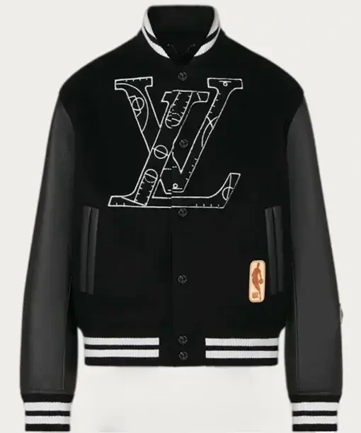Louis Vuitton Cut Away Monogram Galaxy Jacket BLACK. Size 46