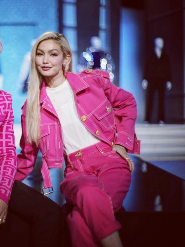 Next In Fashion Gigi Hadid Pink Jacket
