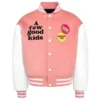 A Few Good Kids Strike Pink Varsity Jacket