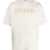 Eternal Logo Flocked Cotton Shirt