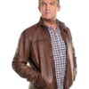 Graham O’Brien Doctor Who Brown Leather Jacket