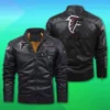 Cobbie Atlanta Falcons Logo Motorcycle Leather Jacket