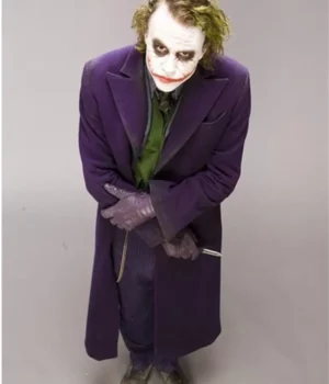 Dark Knight The Joker Purple Halloween Cotton Purple Costume For Sale