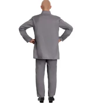 Deluxe Gray Halloween Costume Suit For Adult