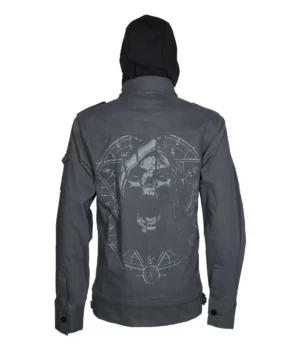 Diablo IV J!NX Prime Evil Removable Hood Grey Fatigue Cotton Jacket