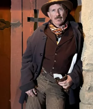 Gregory K. Worley Movie 2023 Outlaw Johnny Black Clayton Hired gunslinger Mid-Length Coat